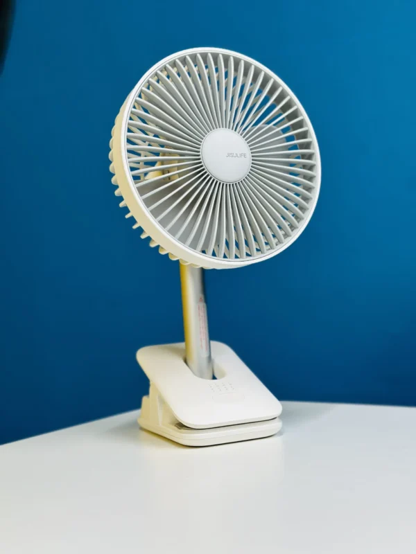 JISULIFE FA13P Rechargeable Desk Fan 8000mAh – White Color