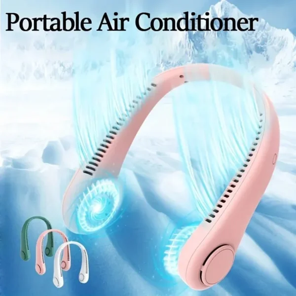 USB Portable Rechargeable Neck Fan-3 Speed