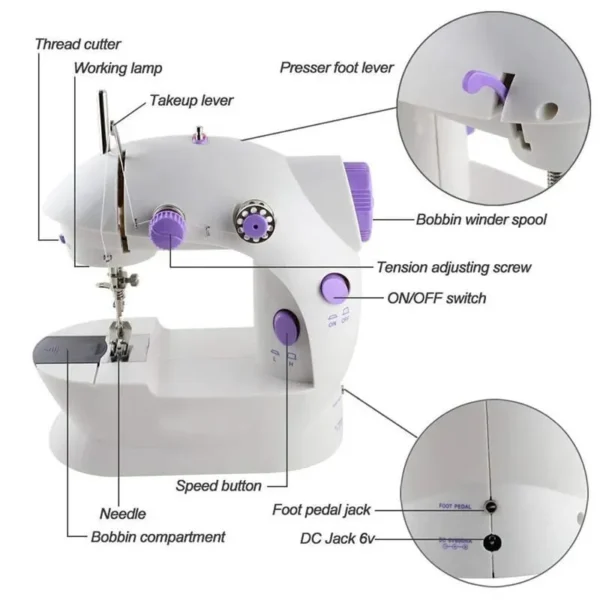 Portable Mini Sewing Machine - Image 4