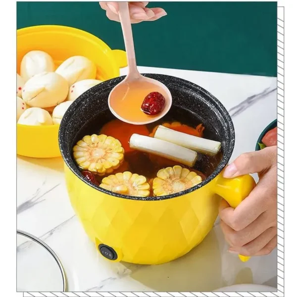 Multifunctional Non-stick Mini Electric Rice Cooker Hot-pot Cooking Pot - Image 3