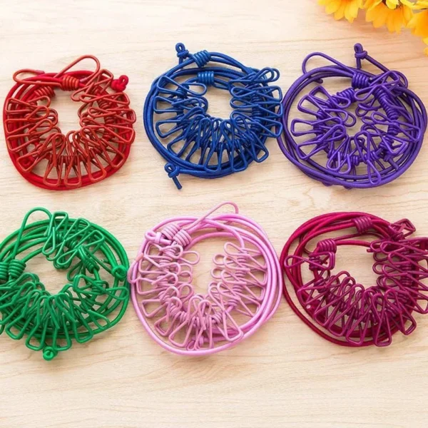 Cloth Pin - Clothes Line Clips, Utility Clothes Pegs Hanger, Windproof Clothespin - Image 2